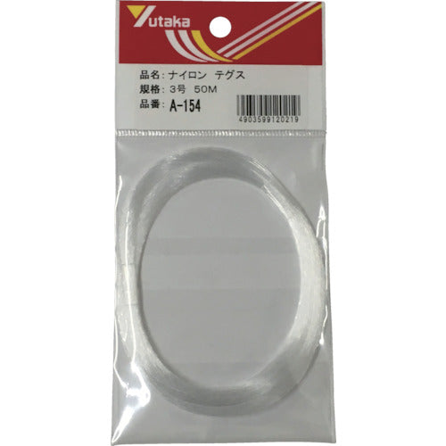 Yutakamake Fishing Line Nylon Fishing Line No. 3 50m A-154 1 roll