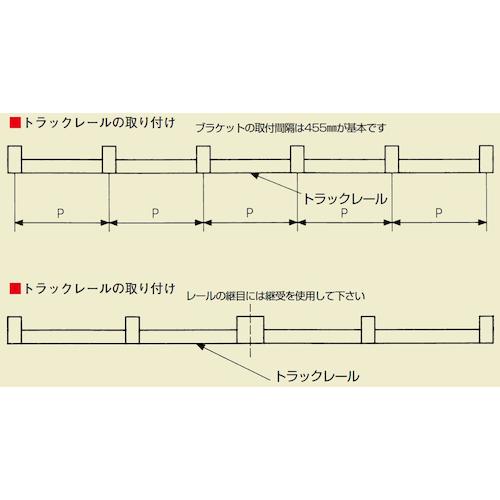 ヤボシ 横受一連(スチール製) 4号 4Y1 1 個