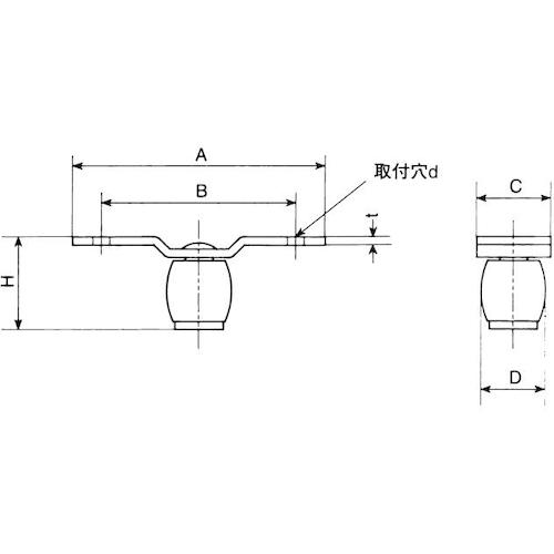 Yaboshi Guide Roller (Resin Roller) (Steel) No. 2 2ROL 1 pc