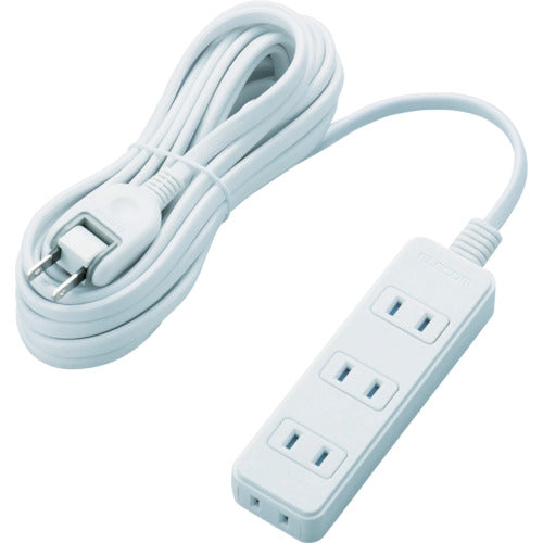 ELECOM Power Strip with Dust Shutter T-ST02-22450WH 1 pc
