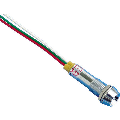サカズメ 2色(赤・緑)点灯LED表示灯 2DUL−10JPL Φ10 2DUL-10JPL-DC5V-60V-RG/C 1 個