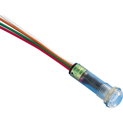 연어 3색(적색·녹색·주황색) 점등 LED 표시등 3DUL-10ML Φ10 3DUL-10ML-DC5V-60V-RGO/C 1개