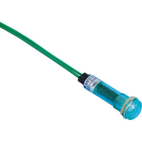 サカズメ LED表示灯 DA−10ML (AC/DC100V接続) Φ10 緑 DA-10ML-AC/DC100V-G 1 個