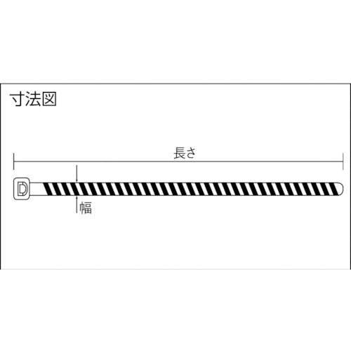 PANDUIT 스트라이프 나일론 결속 밴드 청/보라색(50개입) PLT1M-L6-7 1봉
