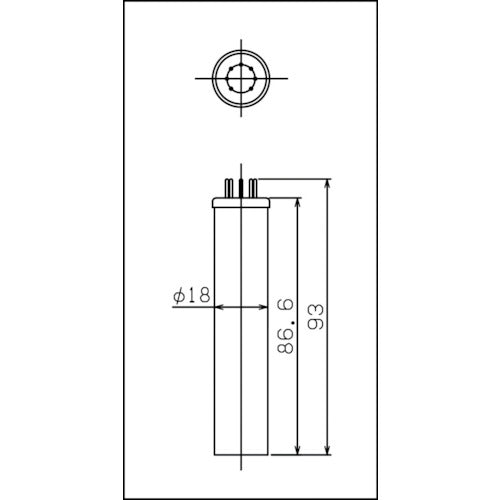 ULVAC ピラニ真空計測定子(φ18) WP01 1 個