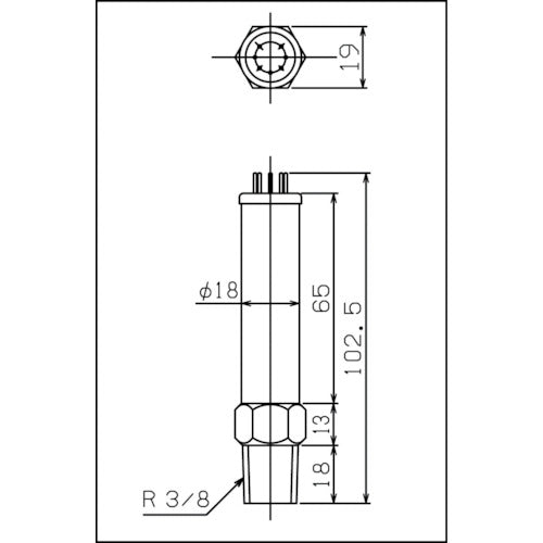 ULVAC ピラニ真空計測定子(R3/8) WP03 1 個