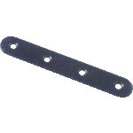 TRUSCO joint fitting 15 type flat black length 144 number of holes 6 TK15-F6CP 1 piece