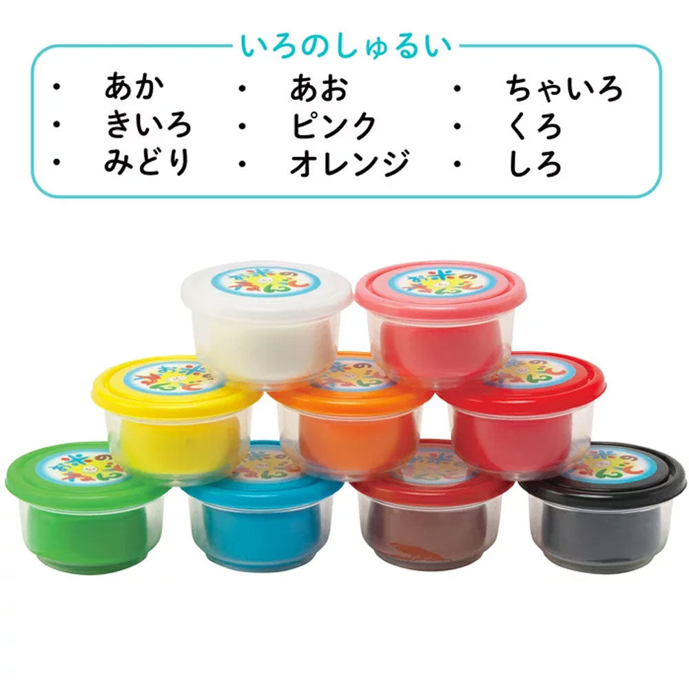 Ginpo rice clay 9 color set 1 piece