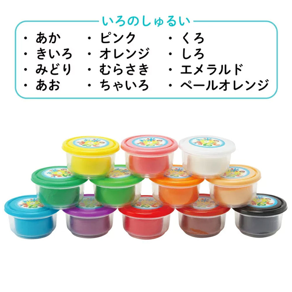 Ginpo rice clay 12 color set 1 piece