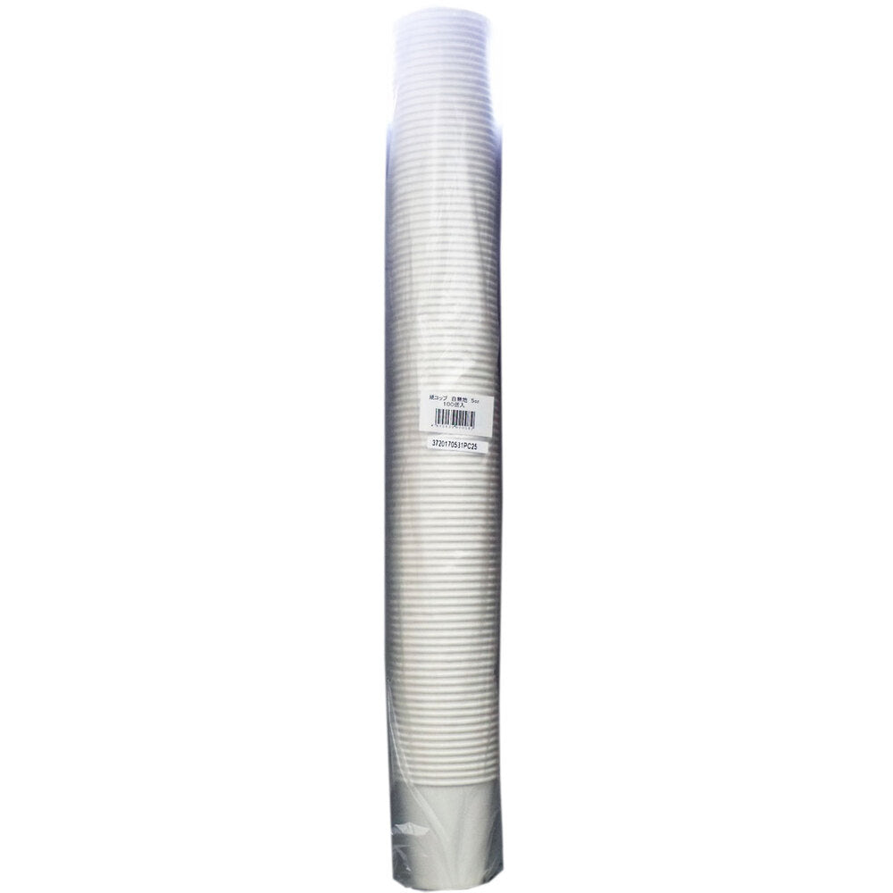 紙コップ 白無地 5oz 100個入 1 個