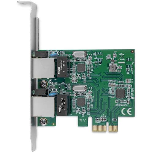 StarTech LAN card / PCIe / x1 / 2x RJ45 / 10 / 100 / 1000Mbps / Win & Mac ST1000SPEXD4 1 box