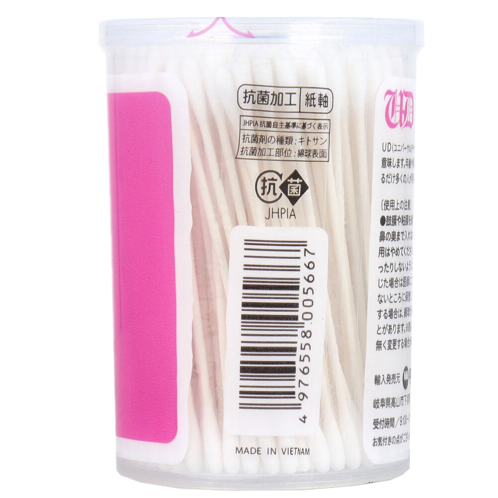 UD 면봉 아기 면봉 극세형 종이축 항균 가공 200개입 1개