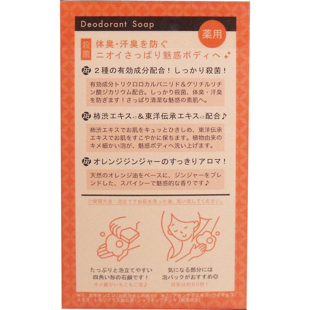 감시 추출물 배합 약용 데오도란트 아로마틱 소프 100g 1개