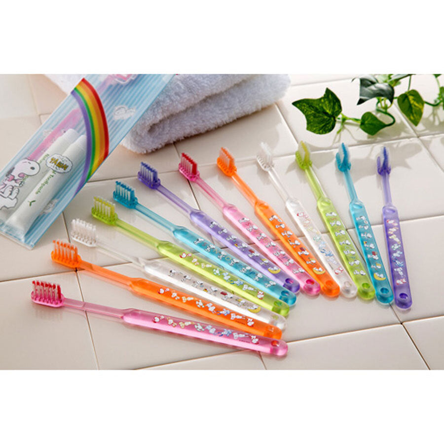 【아울렛】화려한 스누피 칫솔 세트 1개