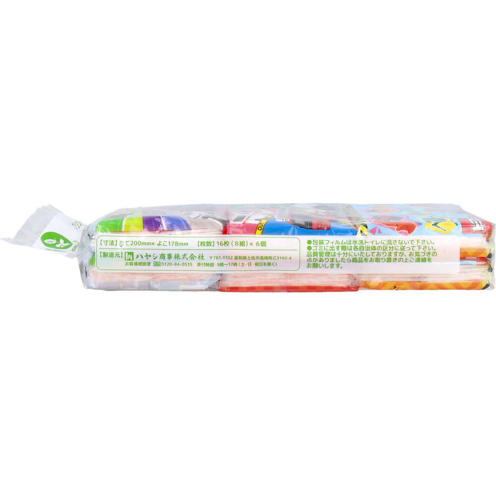 토미카 물에 흘릴 수 있는 프린트 티슈 16장(8조)×6개입 1개