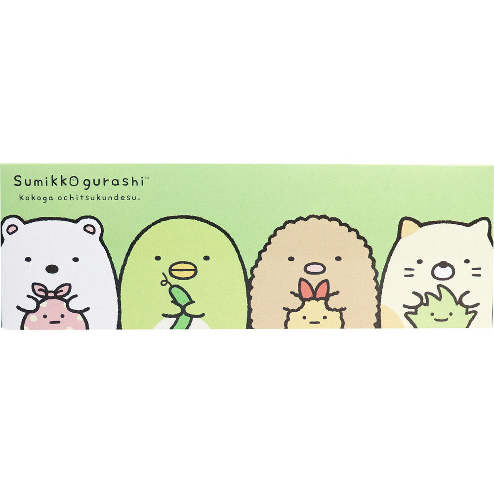 Sumikko Gurashi Fluffy Green Tissue Box 300 sheets (150 pairs) 1 piece