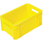 Hishi S-type container, effective inner dimensions 407 x 242 x 185 mm, yellow, S-17, 1 piece