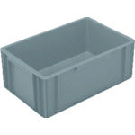 ヒシ S型コンテナ有効内寸539×335×191mm グレー S-36 1 個