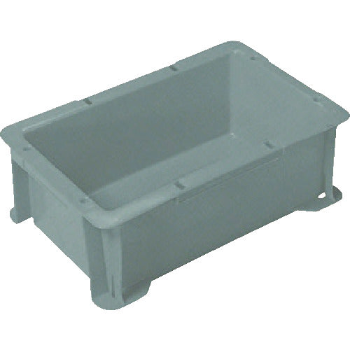 ヒシ S型コンテナ 有効内寸229×132×85mm グレー S-3B 1 個