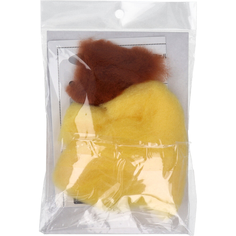 1 Pompompurin made with needle felt