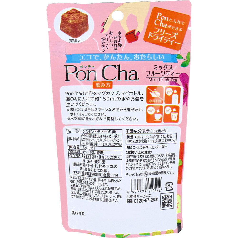 ※PonCha Mixed Fruit Tea 13g (10 capsules) 1 piece