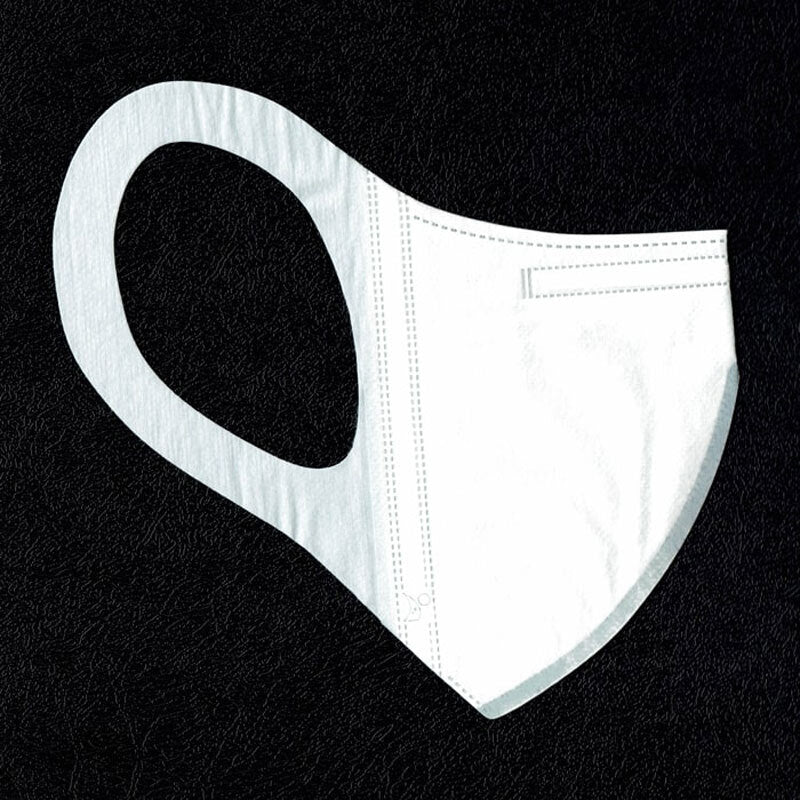 THE MASK 3D non-woven mask, white, regular size, 30 pieces, 1 piece