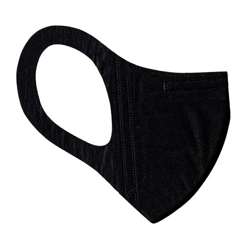 THE MASK 3D non-woven mask, black, regular size, 30 pieces, 1 piece