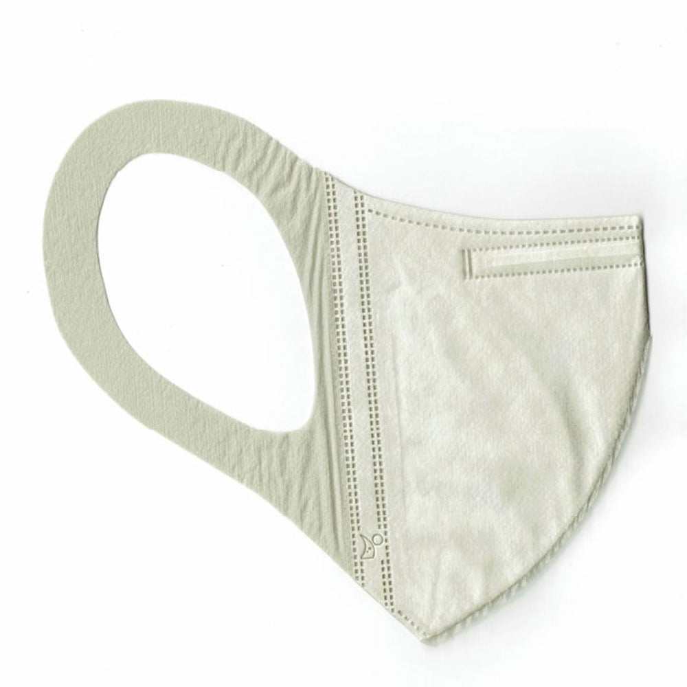 THE MASK 3D non-woven mask, beige, regular size, 30 pieces, 1 piece