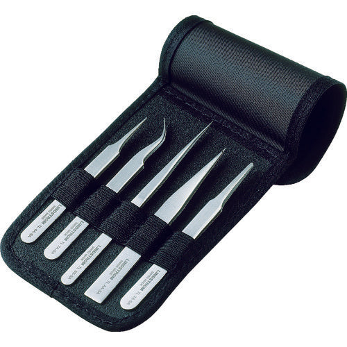 린드스트롬 정전기 대책 ESD 핀셋 비자성 5개 아소트 TLSS-SA-SL, TLAA-SA-SL 등 9855 1 S