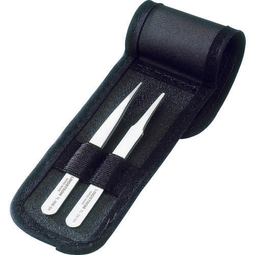 린드 스트롬 정전기 대책 ESD 핀셋 비자성 2개 스트레이트형, 테이퍼형 9859 1개