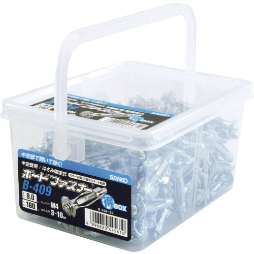산코 테크노 정리 사 보드 패스너 B 타입 스틸제 (160개) B-409-160 1 PK