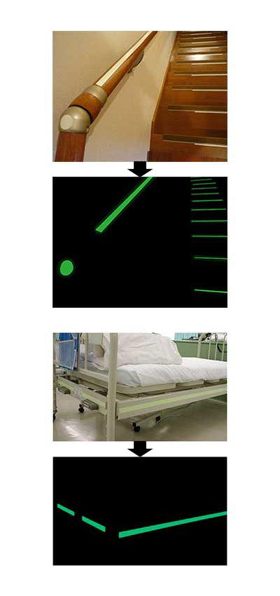 Super high brightness phosphorescent tape Super α-RLASH (Super Alpha Flash) / SAF2501 25mm width x 1m roll 1 piece