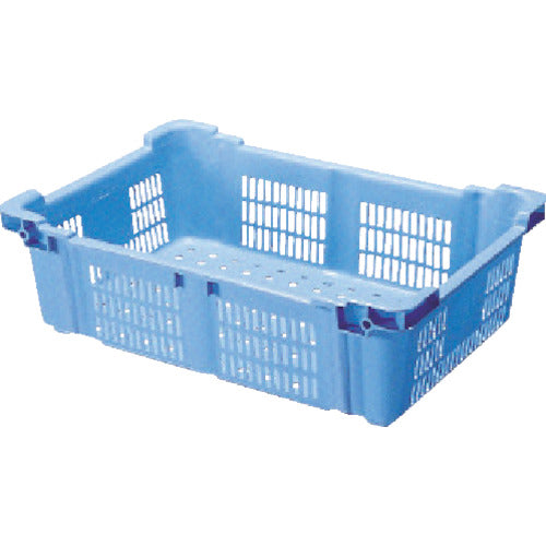 積水 BK型コンテナ(バスケット型) BK−40 青 BK-40 1 個