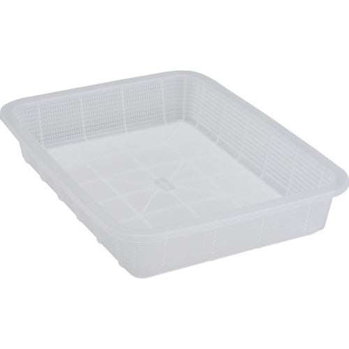 積水 角かご浅型 大 クリア K5412C 1 個