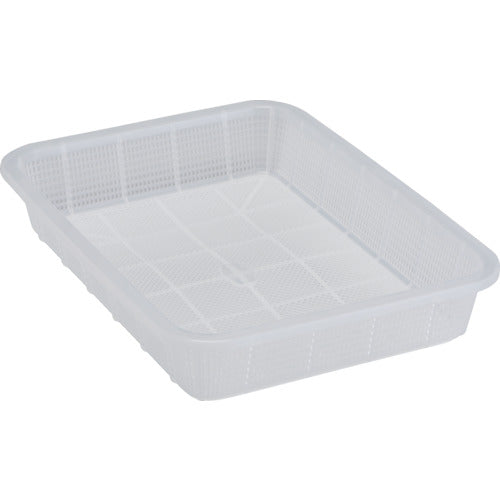 積水 角かご浅型 中 クリア K542C 1 個