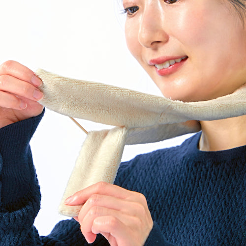 TRUSCO LDWCOVER, 1 piece, fleece muffler-style cover for long hand warmers