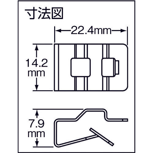 PANDUIT 태양광 발전용 고정구 메탈 클립 (100개입) MCMS12-PJ-C 1봉