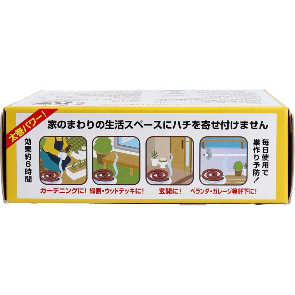 Kincho incense sticks to keep bees and flies away from your home, thick roll type, 10 rolls, 1 piece