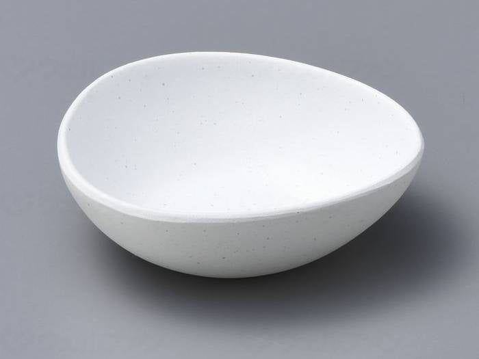 砺波商店むすびボウル 粉引(白) 中