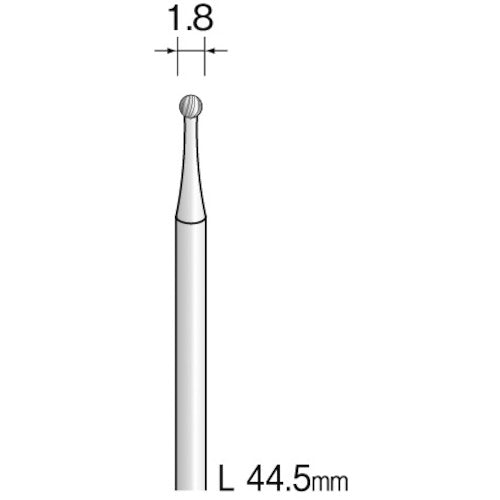 Minimo スチールカッター スパイラルカット Φ1.8 BS1211 1 PK