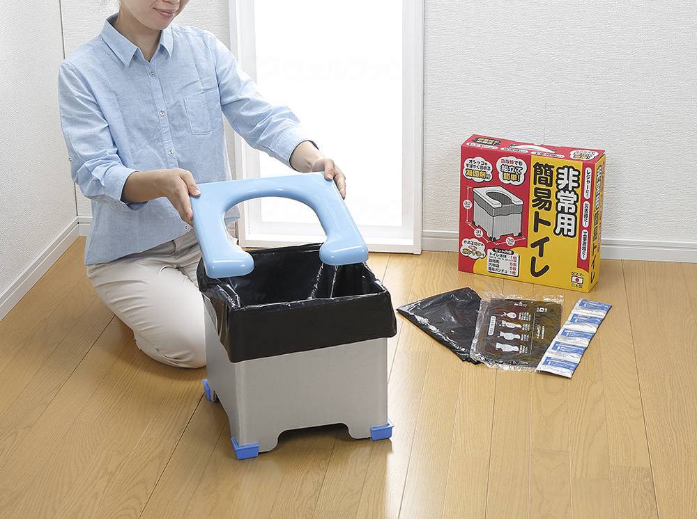 Sanko cardboard emergency toilet