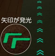 Sanko Adhesive Luminous Guidance Mat (3 pieces) Green