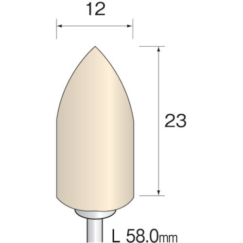 Minimo Felt Buff Soft Φ12 (10 pieces) GA1034 1 PK