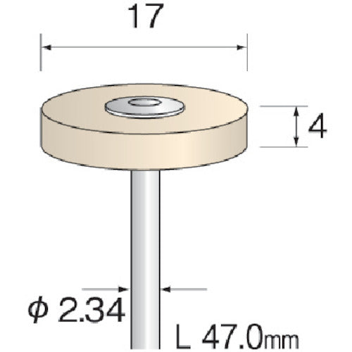 Minimo Felt Buff Hard Φ17 (10 pieces) GA1101 1 PK