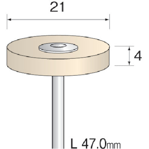 Minimo フェルトバフ ハード Φ21 (10本入) GA1102 1 PK