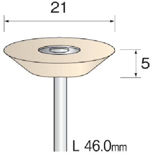Minimo Felt Buff Hard Φ21 (10 pieces) GA1153 1 PK
