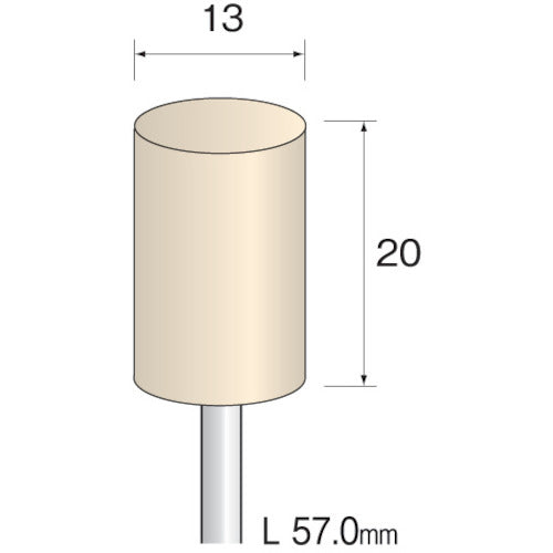 Minimo フェルトバフ ハード Φ13 (10本入) GA2138 1 PK