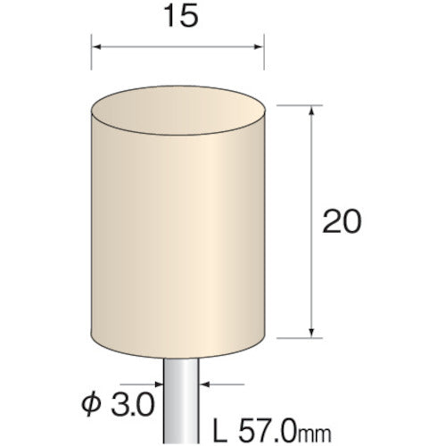 Minimo フェルトバフ ハード Φ15 (10本入) GA2139 1 PK