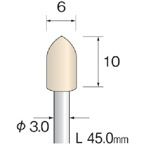 Minimo フェルトバフ ソフト Φ6 (10本入) GA2171 1 PK