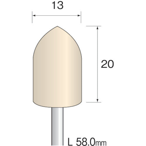 Minimo フェルトバフ ハード Φ13 (10本入) GA2184 1 PK
